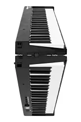 KÖHNER FX-220 BK Katlanabilir, Taşınabilir, Şarjlı Dijital Piyano (Dinamik Klavyeli, Tuş Hassasiyetli 88 Tuş)