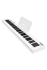 KÖHNER FX-220 WH Katlanabilir, Taşınabilir, Şarjlı Dijital Piyano (Dinamik Klavyeli, Tuş Hassasiyetli 88 Tuş)