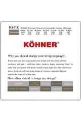 KÖHNER KH-10 Profesyonel Akustik Gitar Teli 0.10