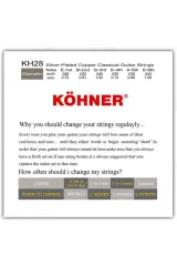 KÖHNER KH-28 Profesyonel Klasik Gitar Teli