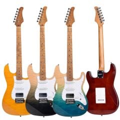 KAYSEN KST-650 MBL Modern Strat Elektro Gitar | HSS Alnico V Manyetik