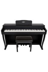 MARCİA MK-880 BK Dijital Konsol Piyano, Bluetooth, Tuş Hassasiyeti, 88 Tuşlu, Kapaklı(Kopya)
