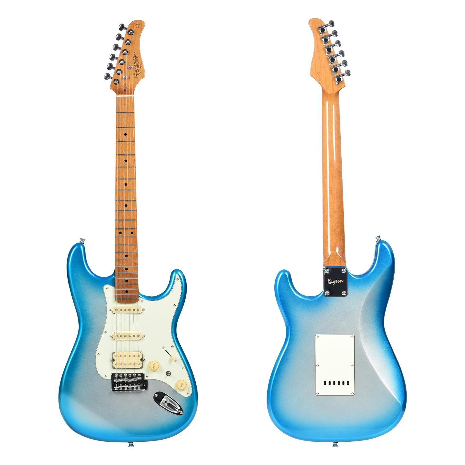 KAYSEN KST-630 MBL Profesyonel Strat Elektro Gitar | HSS Alnico V Manyetik