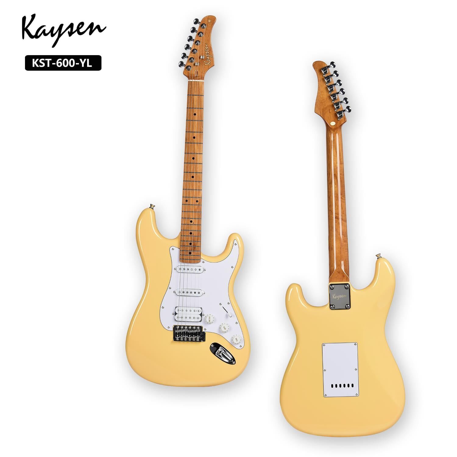 KAYSEN KST-600 YL Modern Strat Elektro Gitar | HSS Alnico V Manyetik