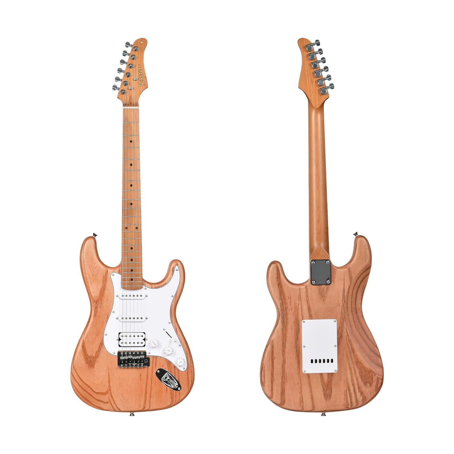 KAYSEN KST-213 Mat Naturel Elektro Gitar | ST Kasa HSS Manyetik