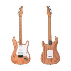 KAYSEN KST-213 Mat Naturel Elektro Gitar | ST Kasa HSS Manyetik