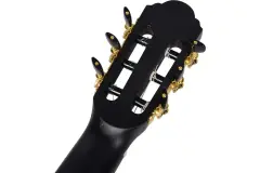 Tayste CG-100EQ BK Silent Elektro Klasik Gitar