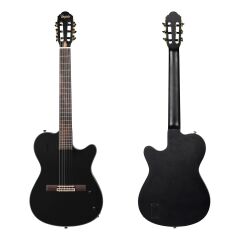 Tayste CG-100EQ BK Silent Elektro Klasik Gitar