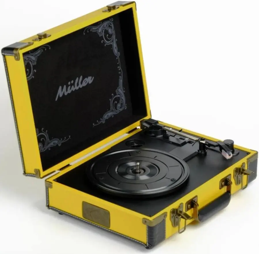 Müller MR-350 BT nostaljik pikap Limon Sarı