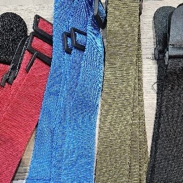 Capella Polipropilen gitar askısı deri başlıklı düz