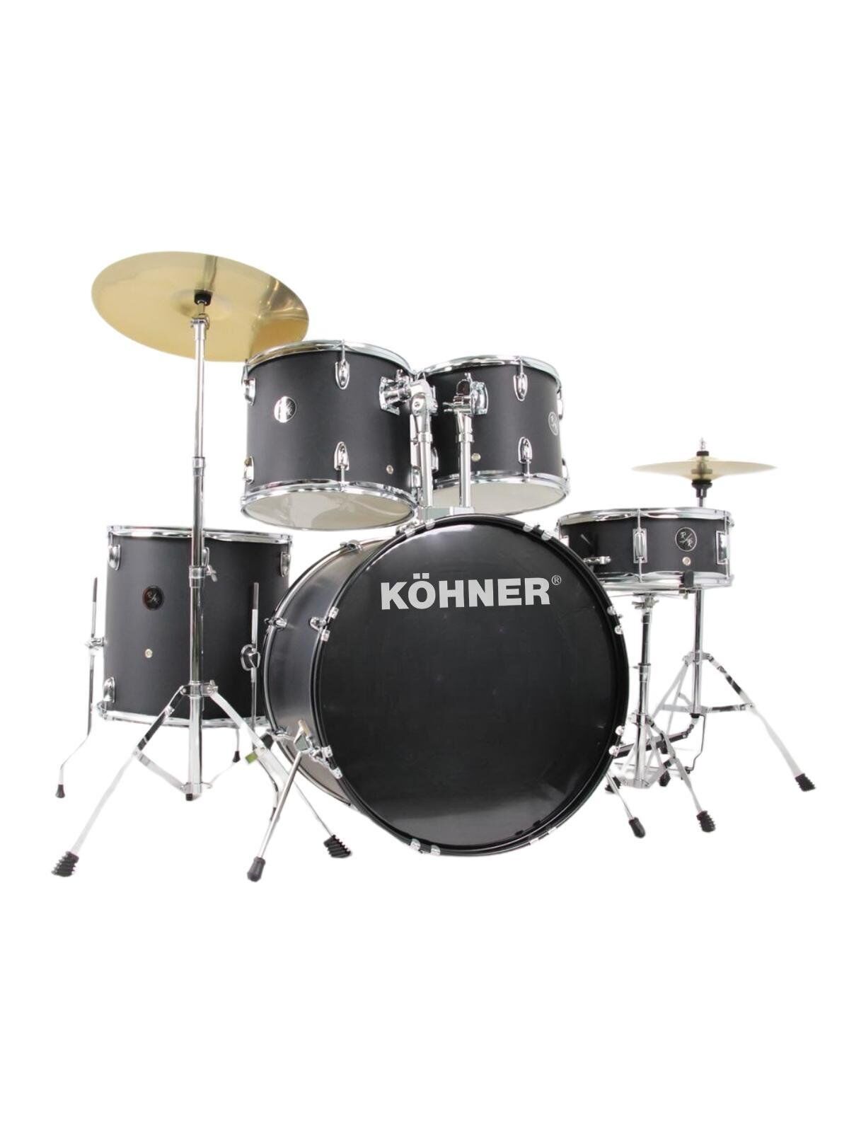 KÖHNER CD-01 BK Siyah Akustik Bateri Seti