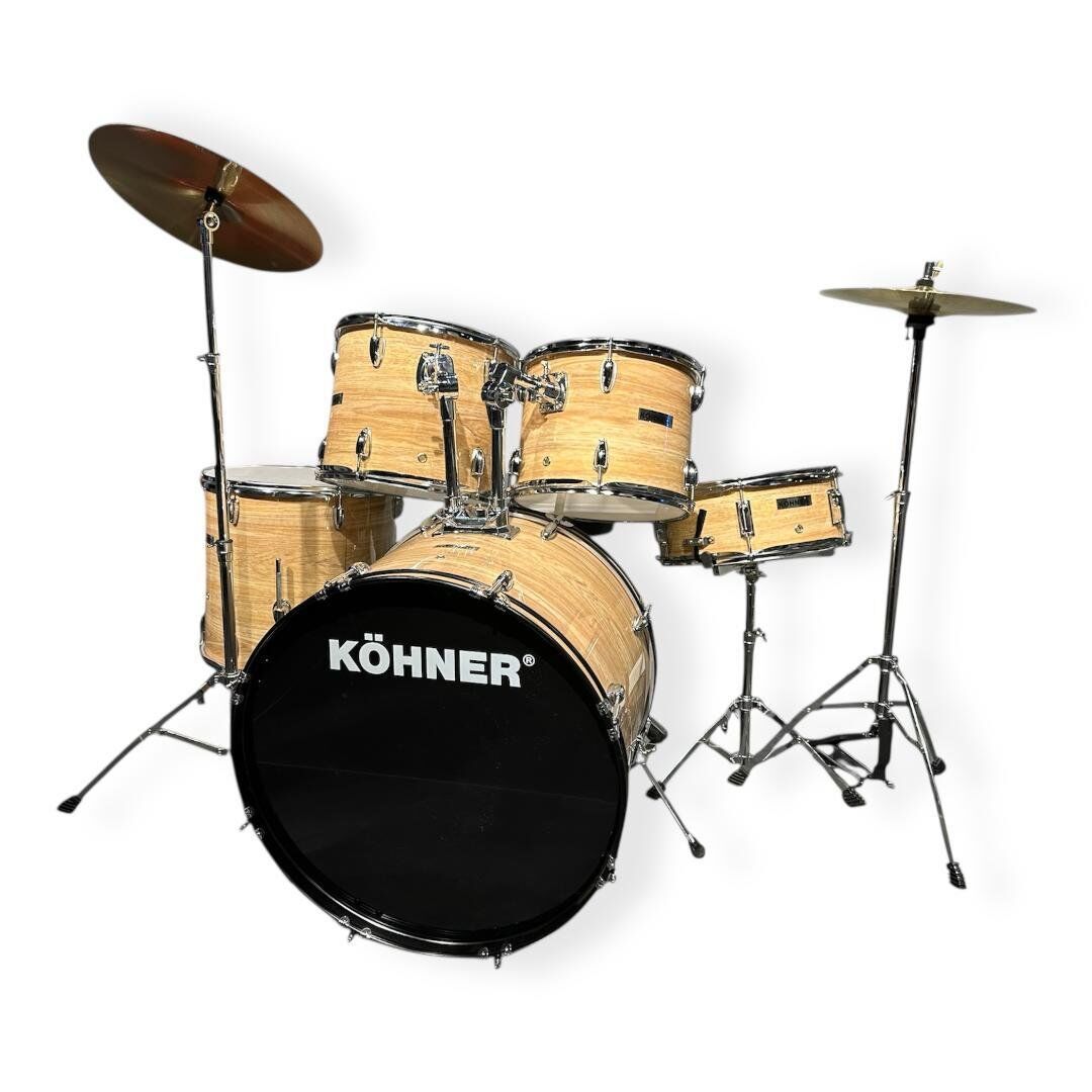 KÖHNER CD-01 BG Bej Akustik Bateri Seti(Kopya)